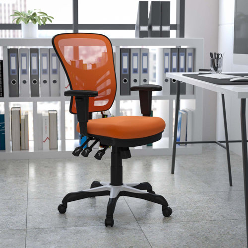 Siyer Mid Back Mesh Multifunction Ergonomic Office Chair With Adjustable Arms 